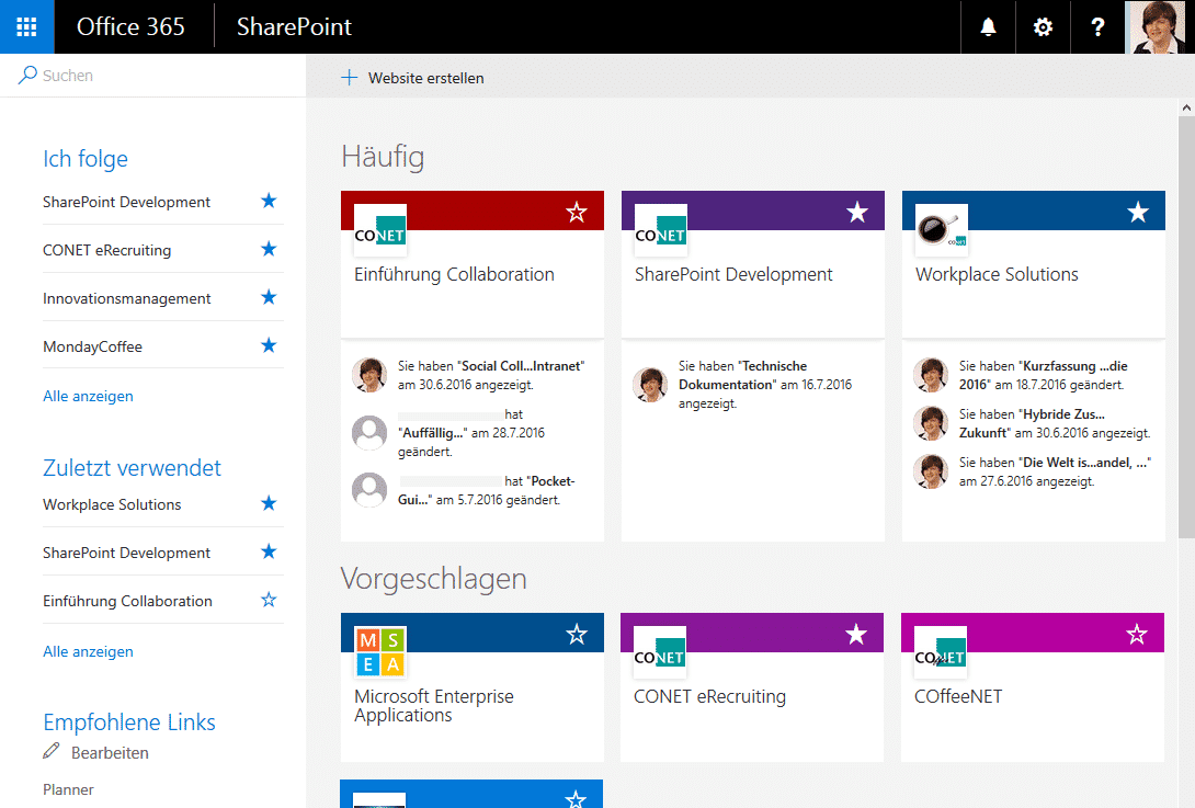SharePoint für Anwender: Mit \