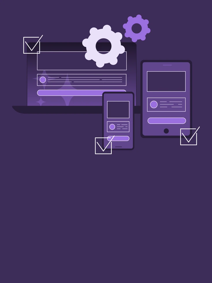 Illustration ganzheitlicher Ansatz – integrierte Lösungen für digitale Transformation