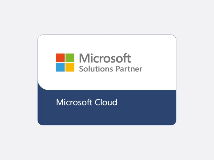 Microsoft Solutions Partner Logo Logo des Microsoft Solutions Partners.