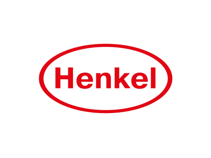 Henkel Logo Logo des Unternehmens Henkel in Rot.