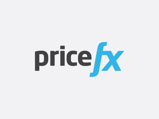 Pricefx Logo Logo des Unternehmens Pricefx.