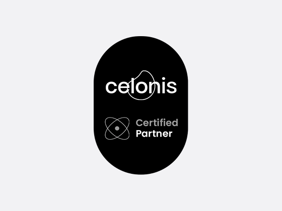 Celonis Certified Partner Logo Logo des Celonis Certified Partners.