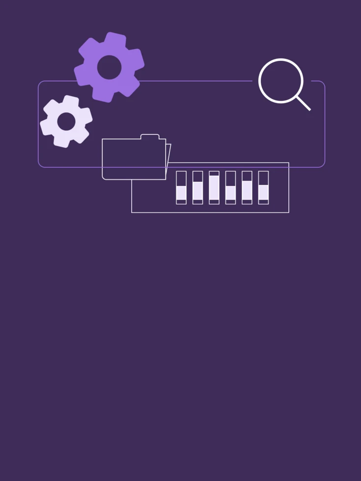 Illustration zur Schaffung von Transparenz über Prozesse durch Analyse von Daten und Systemen